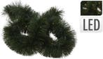 2dekans | Guirlande Groen met 26 Led lampjes - warm wit-, Diversen, Kerst, Ophalen of Verzenden, Nieuw