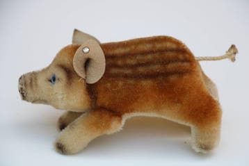 Steiff: wild varken, 1965. - Ours en peluche - 1960-1970 -