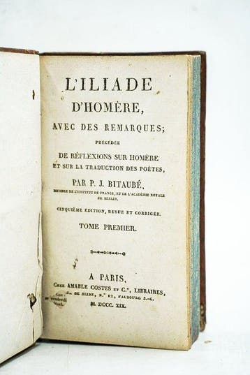 P. J. Bitaubé & dHomère - LIliade dHomère, avec des