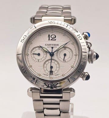 Cartier - Pasha de Cartier Chronograph Automatic - W3103055, Nieuw