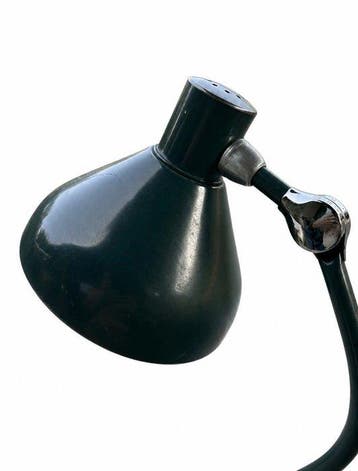 Rote Jumo - Lamp - GS1 - Metaal - Vintage werkplaatslamp