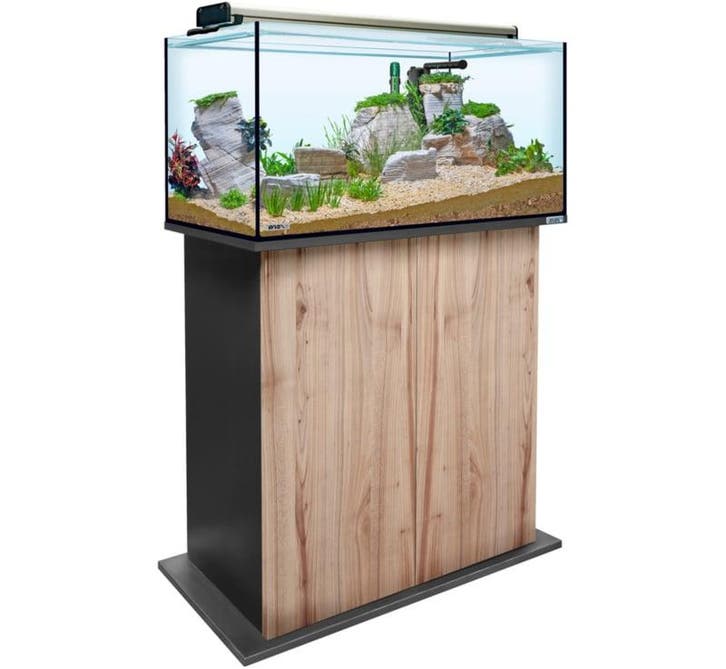 Aquatank 82x40x40cm aquarium + meubel cherry, Dieren en Toebehoren, Vissen | Aquaria en Toebehoren, Leeg aquarium, Nieuw, Ophalen of Verzenden