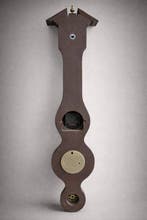Weerstation - Verguld messing, Mahonie - Barometer Louis