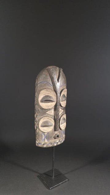 Houten masker - Bembe - DR Congo (Zonder minimumprijs), Antiquités & Art, Art | Art non-occidental