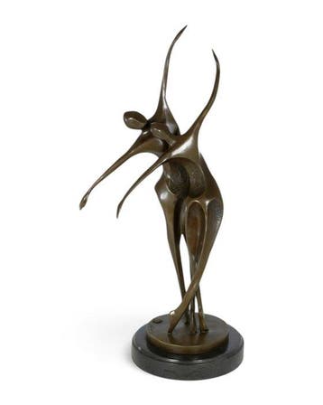 Milo (1910-1978) - sculptuur, Dancing Couple - 50 cm -