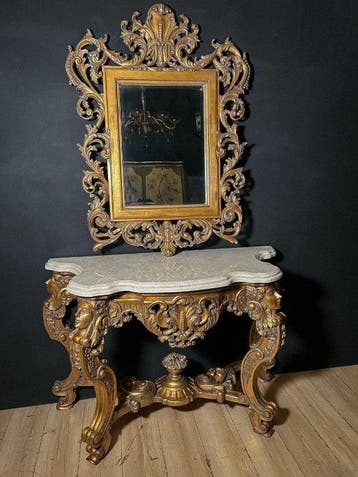 Wandtafel (2) - Hout - Houten console 900
