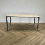 Eromes kantinetafel 160x80 cm,  ahorn - grijs, Gebruikt, Bureau