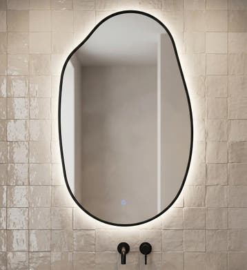 Badkamerspiegel Globe LED - 52 x 84 cm -  LED verlichting, Verzenden, Nieuw