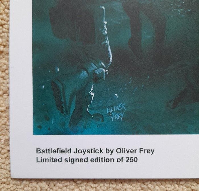 Oliver Frey (1948-2022) - Battlefield Joystick, Consoles de jeu & Jeux vidéo, Consoles de jeu | Accessoires Autre