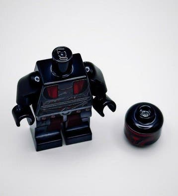 Lego Minifiguur - Star Wars - Chrome Black Plated Darth, Nieuw