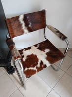 Fauteuil - Cuir de veau - Chaise, revêtement en peau de