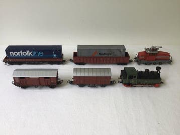 Märklin H0 - 3044 / 3087 - Train miniature (8) - Conteneurs,