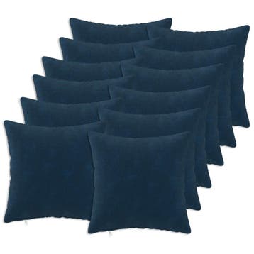 vidaXL Kussensloop 12 pcs HEERLEN Blauw 40 x 40 cm, Verzenden