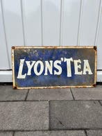 Panneau publicitaire Lyons’ Tea — émaillé — rare panneau