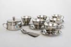 NANNI - Koffieservies voor 6 (19) - Tazzine zuccheriera, Antiek en Kunst