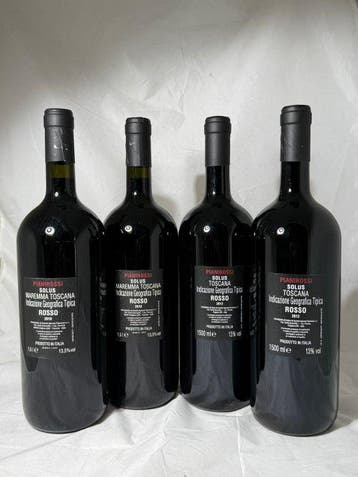 2012 Pianirossi Solus - Toscane IGT - 4 Magnums (1.5L), Nieuw