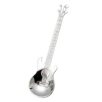 Fako Bijoux - Theelepel / Koffielepel Gitaar - Zilver - 1, Huis en Inrichting, Verzenden, Nieuw