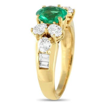 Bague - 18 carats Or jaune, Bague en or jaune 18K avec, Nieuw
