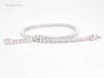 Witgouden tennisarmband met 3.00 carat diamanten, Ophalen, Nieuw