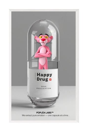 POPLEA - Poplea PINK PANTHER - HAPPY DRUG— (2000), Antiquités & Art