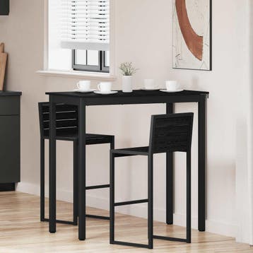 vidaXL Staande Bartafel Bewerkt hout Rechthoekig, Verzenden