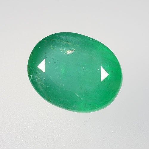 1 pcs Groen Smaragd - 8.46 ct - Asian Institute of, Handtassen en Accessoires, Edelstenen