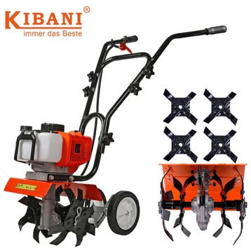 Kibani Tuinfrees Grondfrees Benzine Plus 4X Reserve Messen, Jardin & Terrasse, Outils à main