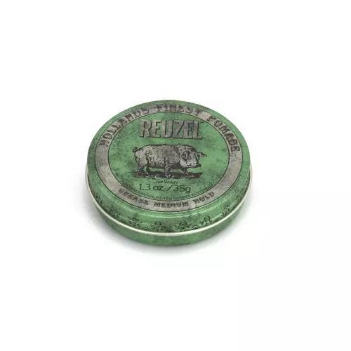 Reuzel Grease Medium Hold (Groen) (Pomade), Handtassen en Accessoires, Uiterlijk | Haarverzorging, Kam of Borstel, Nieuw, Verzenden