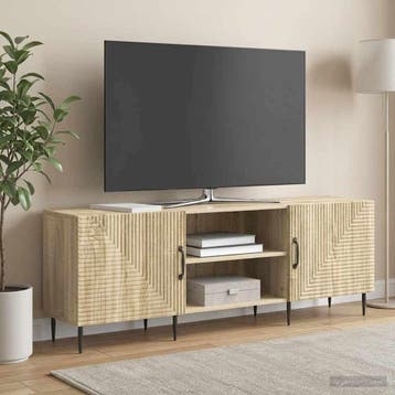 vidaXL TV Kast 150 x 31 x 50 cm Sonoma Eiken Bewerkt hout, Verzenden