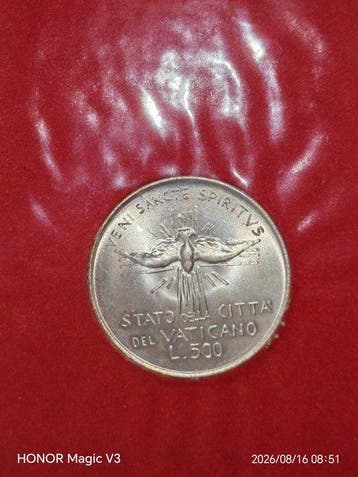 Vaticaan. 4 x 500 Lire Argento Sede Vacante (1958, 1963,