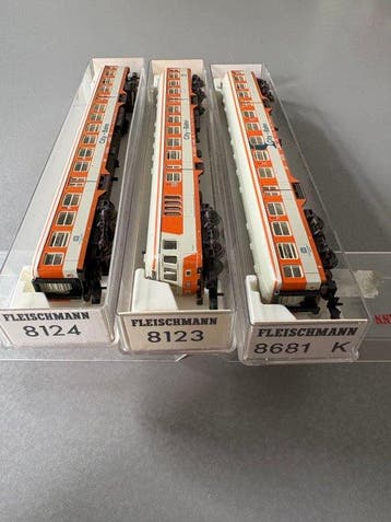 Fleischmann N - 8123 / 8124 / 8681 K - Modeltrein, Hobby en Vrije tijd, Modeltreinen | N-Spoor, Nieuw