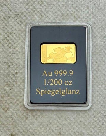 Oostenrijk. Gold bar Lindwurm ,oro , 1/200 Oz (.999) Proof,, Postzegels en Munten