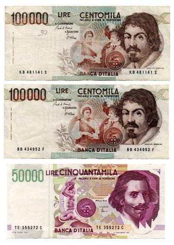 Italië. - 15 banconote varie date (Zonder minimumprijs), Postzegels en Munten