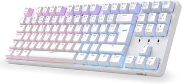 CIY X77 Wit RGB Toetsenbord | Retour deal | Knallerprijs, Computers en Software, Ergonomisch, Verzenden, Nieuw, CIY