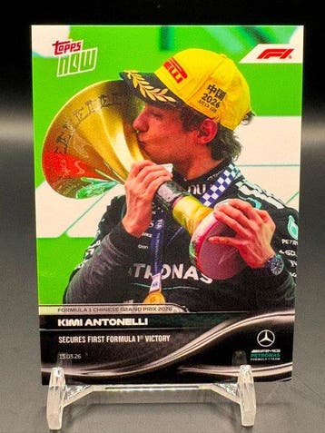 2026 Topps Now F1 Lewis Hamilton, Kimi Antonelli #018, #021, Nieuw