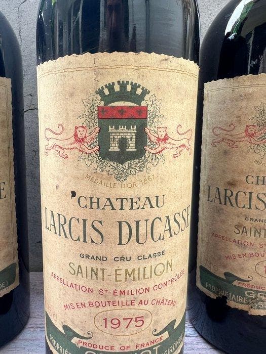 1975 Chateau Larcis Ducasse - Saint-Émilion Grand Cru Classé, Verzamelen, Wijnen