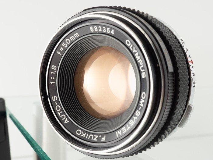 Olympus OM-1n black + G.Zuiko Auto-S 1,8/50mm | Single lens, Audio, Tv en Foto, Fotocamera's Analoog