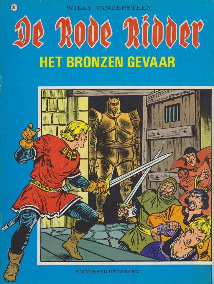 Het bronzen gevaar / De Rode Ridder / 98 9789002144714, Boeken, Stripverhalen, Gelezen, Verzenden
