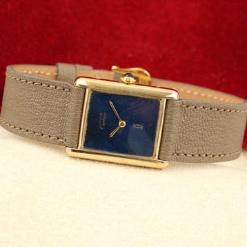 Cartier - Tank Must de Cartier Lapis Dial - 6000 - Homme -, Nieuw