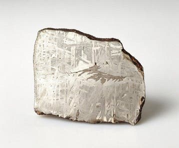 Aletai meteoriet IJzermeteoriet met een inclusie in het, Verzamelen, Mineralen en Fossielen
