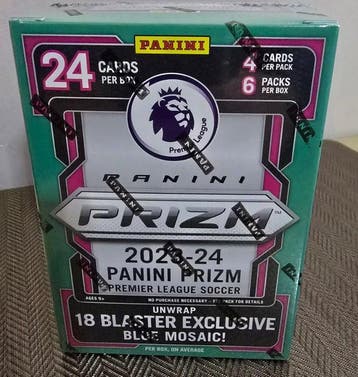 2023/24 Panini Prizm Premier League Hobby Blaster - 1 Sealed