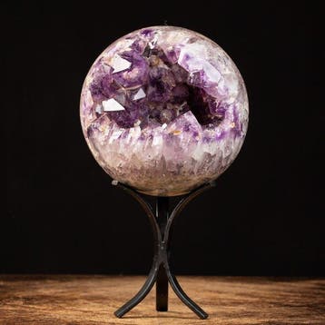 Geode Amethist Bol - First Choise Mineral - Hoogte: 170 mm -