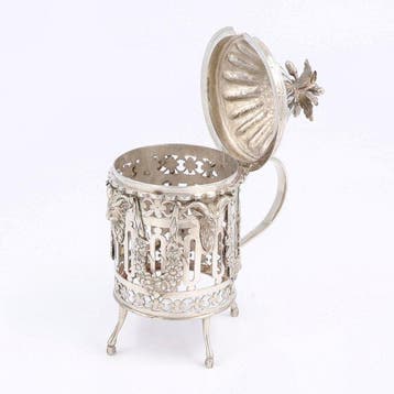 Mosterdpot - Pot - 812.5 zilver, Antiek en Kunst