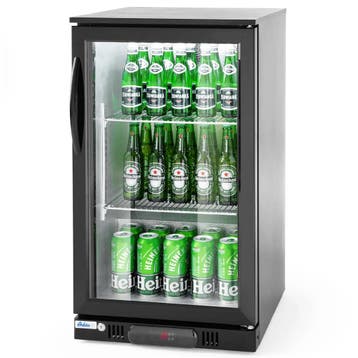 Barkoelkast | 108L | Zwart | +2°C/+10°C | Geforceerd |, Verzenden