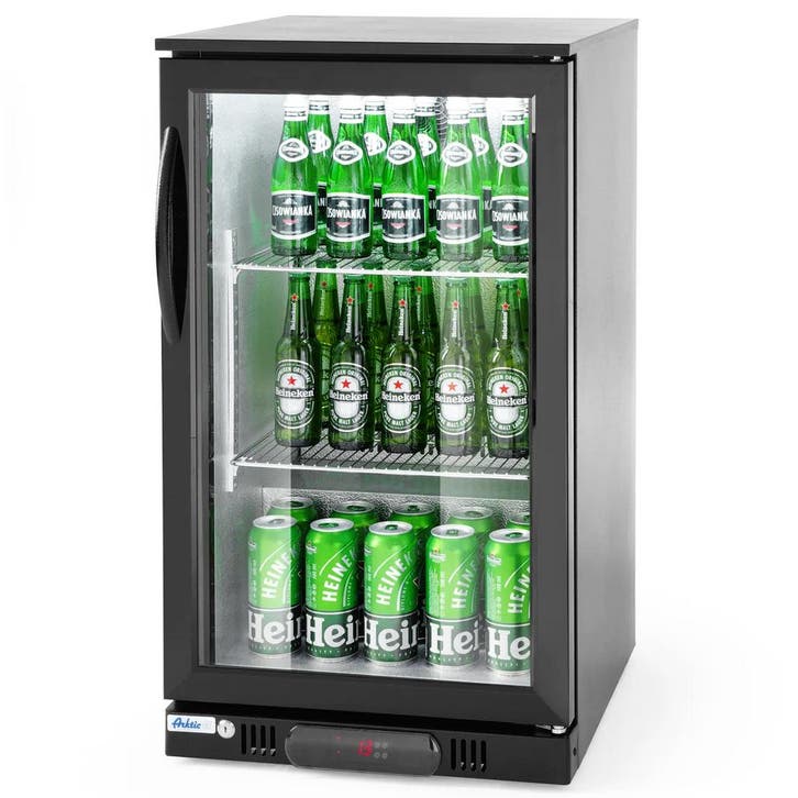 Barkoelkast | 108L | Zwart | +2°C/+10°C | Geforceerd |, Articles professionnels, Horeca | Équipement de cuisine, Envoi