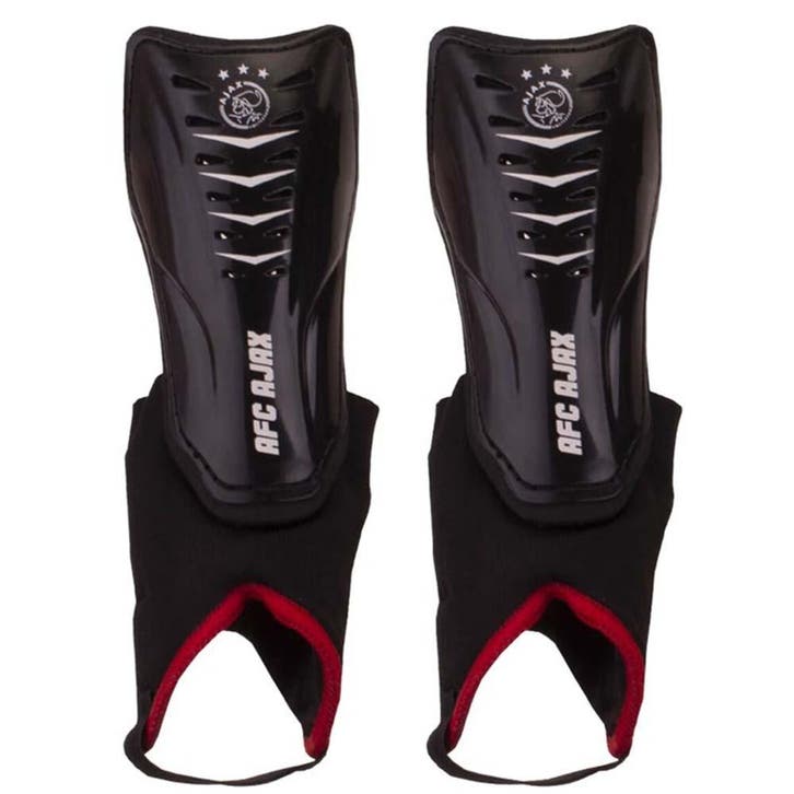 Ajax Scheenbeschermers Zwart, Sport en Fitness, Voetbal, Overige typen, Nieuw, Verzenden