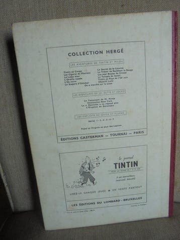 Tintin - Recueil N°26 - 1 Album - EO - 1955, Livres