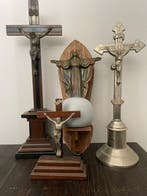 Mid-century modern Kruis (4) - Hout, Metaal - 1940-1950 -, Antiek en Kunst