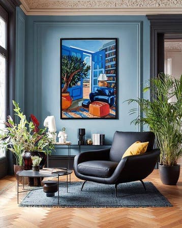 E. García - Interior azul XL