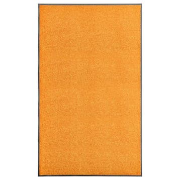 vidaXL Deurmat wasbaar 90x150 cm oranje, Verzenden